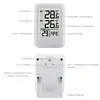 Wireless Weather Station Temperature and Humidity Monitor 100m Range for Desktop