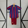 2005/2006 Retro Barcelona Home Football Shirt Kids Size 1:1 Thai Quality