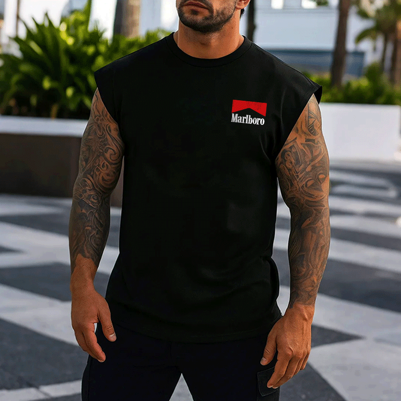 Stylish Sleeveless Tee For Men - Perfect For Summer Outdoors / TECHWEAR CLUB / Techwear