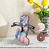 Diamond Painting Handmade Wood Horse Glasses Holder for Table Decor