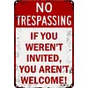 No Trespassing - Vintage Metal Signs - 20*30cm/30*40cm - Warning