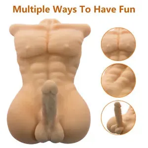 Silicone Male Body Sex Doll Gay Bottom Top G-Spot Realistic Dildo Penis Sex -Toys Silicone Male Body Sex Doll Gay Bottom Top G-Spot Realistic Dildo Penis Sex -Toys