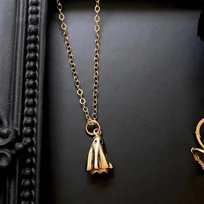 Casual Elegant Streetwear Ghost 201 Stainless Steel 304 Stainless Steel 18K Gold Plated Pendant Necklace