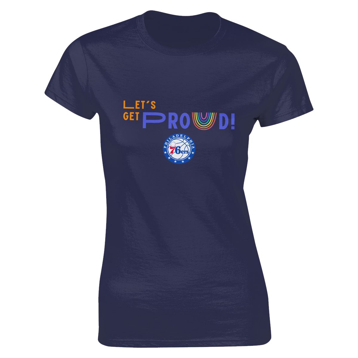 Philadelphia 76ers Let's Get Proud Women's Classic-Fit T-Shirt