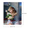 【Clearance Sale】Lily Girl-Paint by Numbers Acrylic Painting 40*50CM