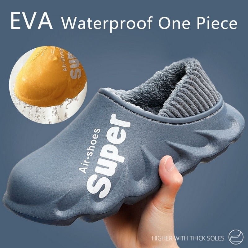 Unisex Winter Warm Thick Bottom Waterproof Non-slip Footwear