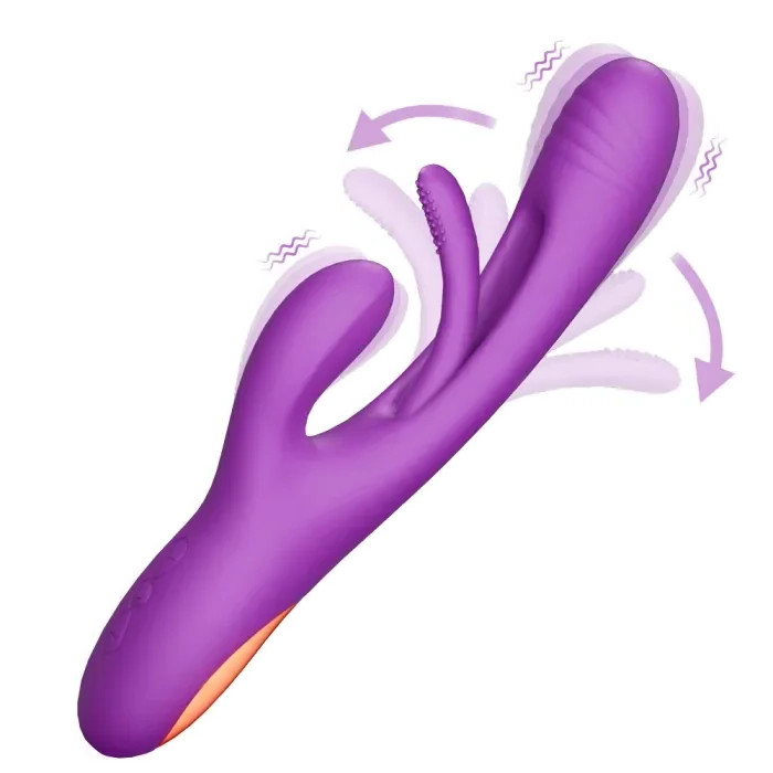 Rabbit Tapping Vibrating All-In-One G-Spot Vibrator for Women