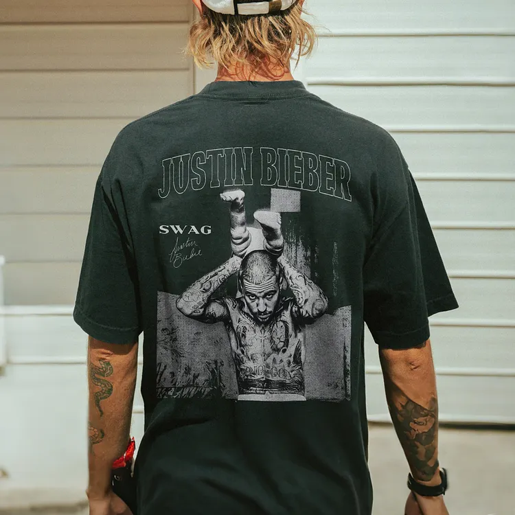 Justin Bieber Swag Printed Men's T-shirt