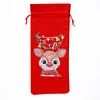 DIY Diamond Christmas Decoration | moose | Red Wine Gift Bag