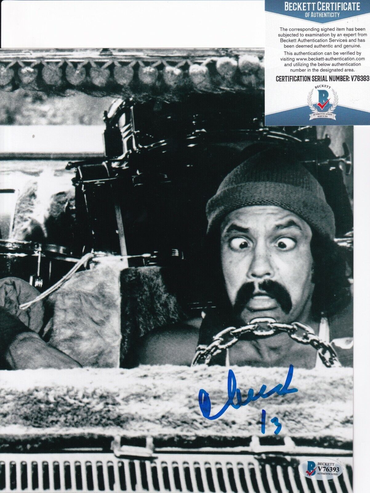 CHEECH MARIN signed (UP IN SMOKE) Pedro Movie 8X10 Photo Poster painting BECKETT BAS V76393