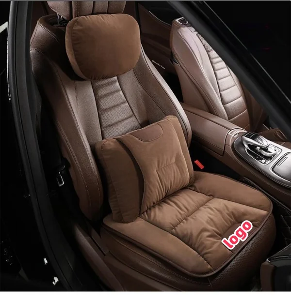 Autumn And Winter Short Plush Cold-proof, Warm, Non-slip And Durable Car Seat Cushion