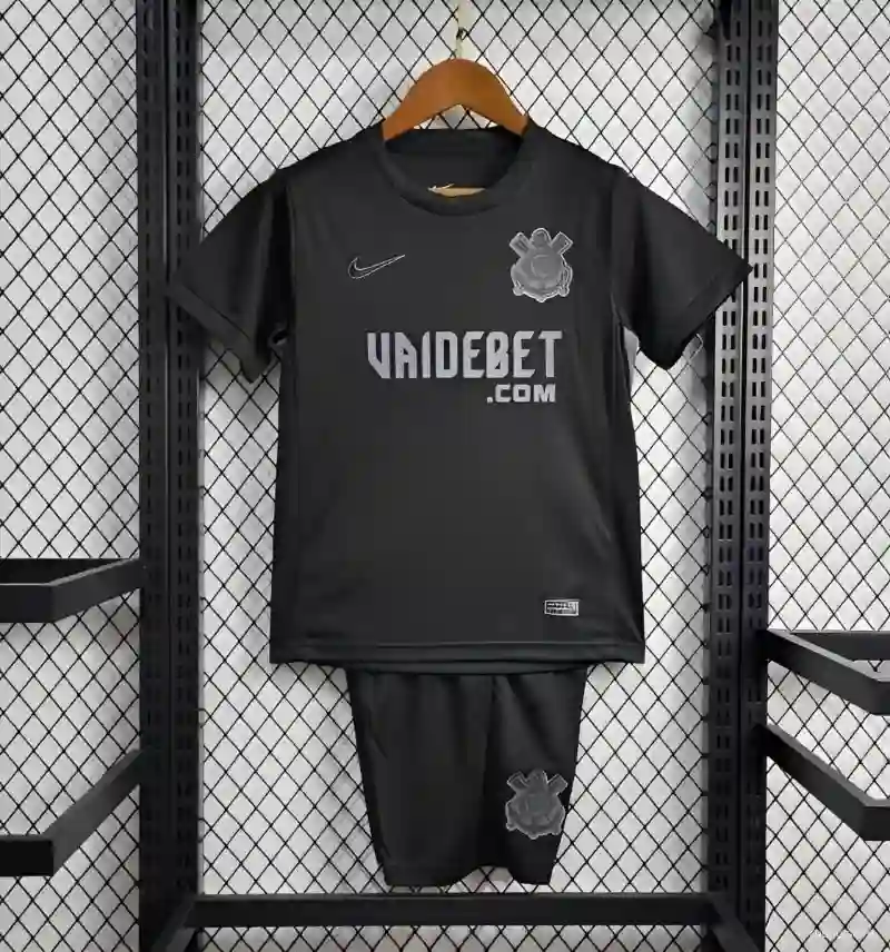 24/25 Kids Corinthians Soccer Jersey Away