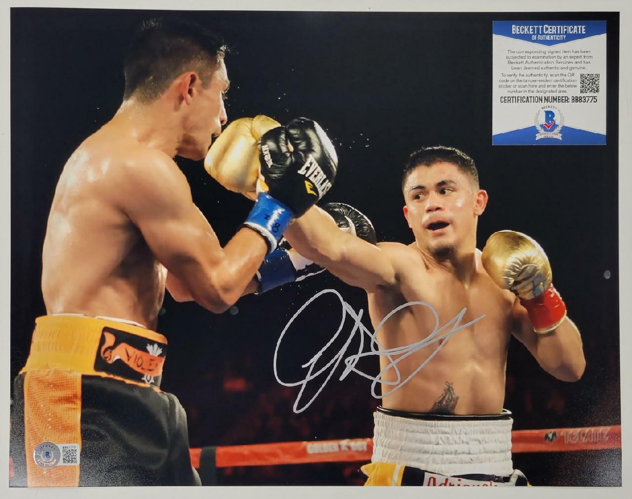 Joseph Diaz Jr. signed 11x14 Photo Poster painting WBC IBF Boxing Autograph A ~ Beckett BAS COA