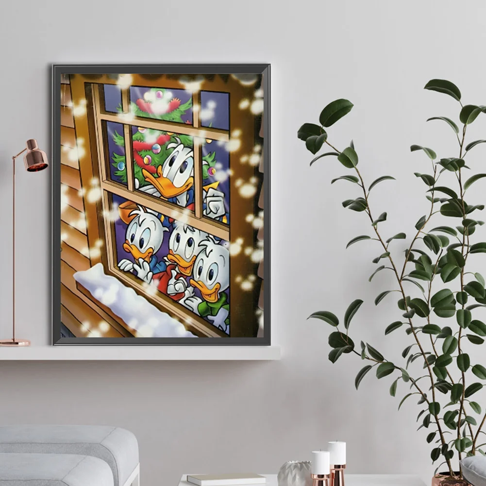 Diamond Painting - Full Round Drill - Donald Duck(Canvas|30*40cm)