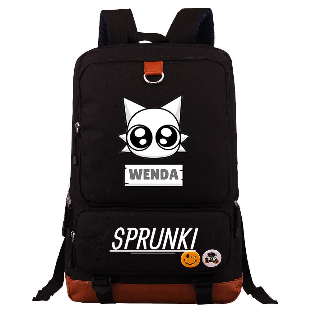 Mayoulove Sprunki Backpack Lightweight Design with Multiple Pockets for School Adventures-Mayoulove