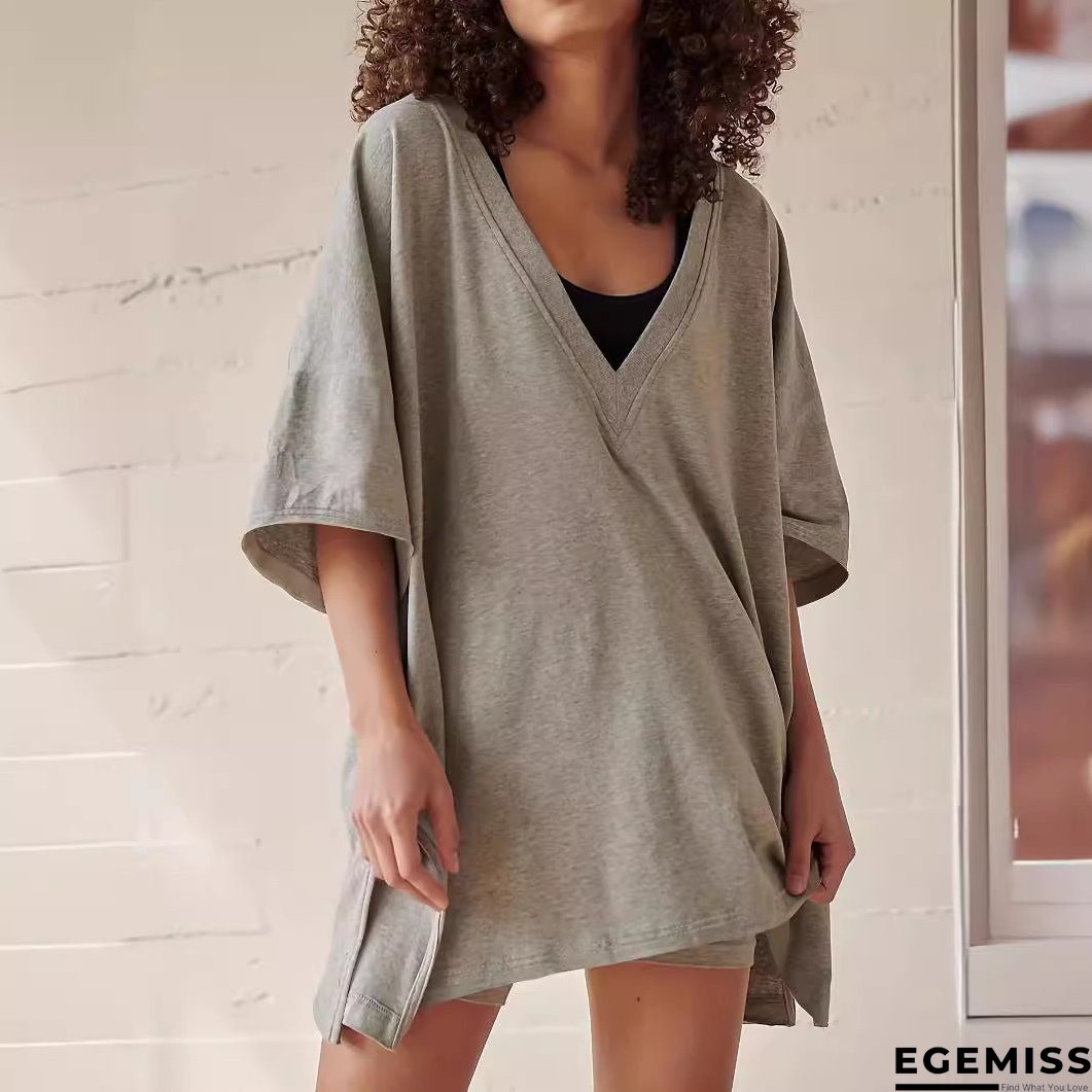 Women's Summer Short-sleeved Large Independent Two-piece Suits | EGEMISS