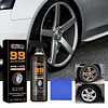 120ml Car Tire Brightener Long Lasting Car Wheel Polishing Cleaner for Auto Care