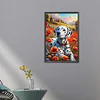 (40*60cm)Spotted Dog - Round AB Drill Diamond Painting