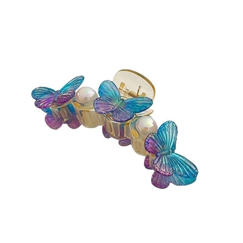 Women’s Japanese Style Minimalist Classic Style Flower Butterfly Plastic Hair Claws