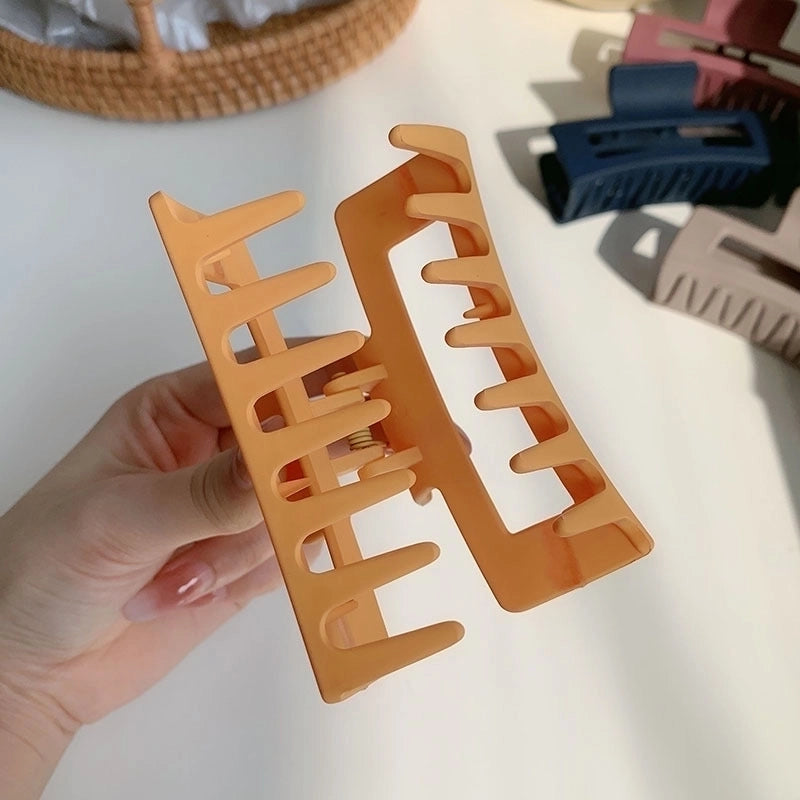 Fashion Geometric Resin Stoving Varnish Hair Claws 1 Piece