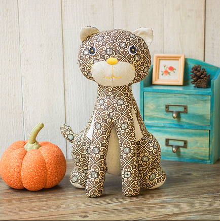 🐱Stuffed Cat -Sewing Patterns & Tutorials