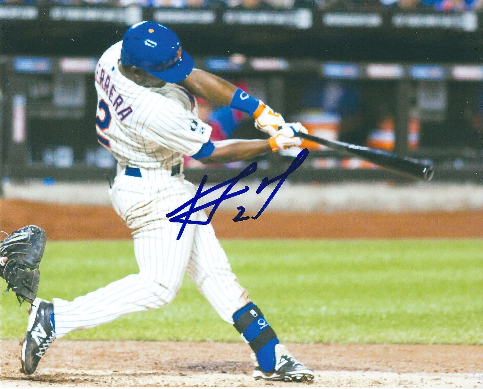 AUTOGRAPHED 8x10 DILSON HERRERA New York Mets Photo Poster painting W/COA