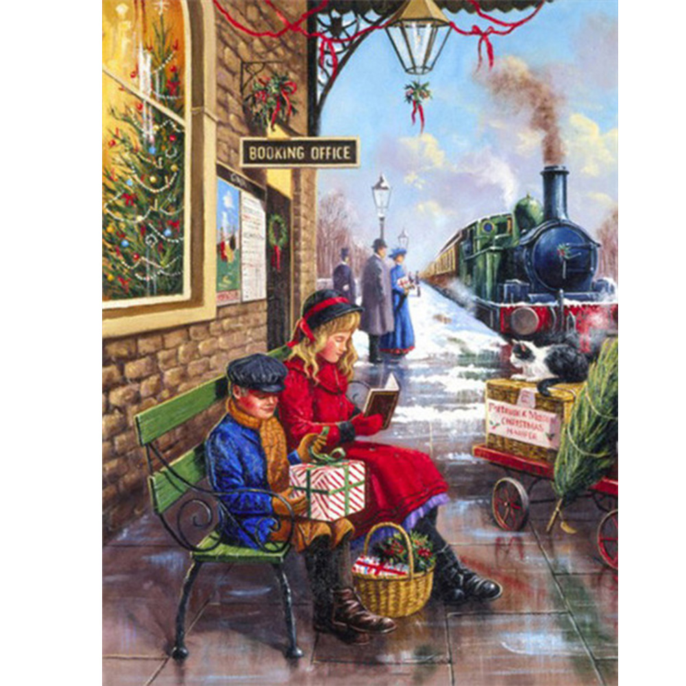 

Festive Kid - Round Drill Diamond Painting - 30*40CM, 501 Original