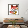 Fox-14CT Stamped Cross Stitch Kit(14*15cm)
