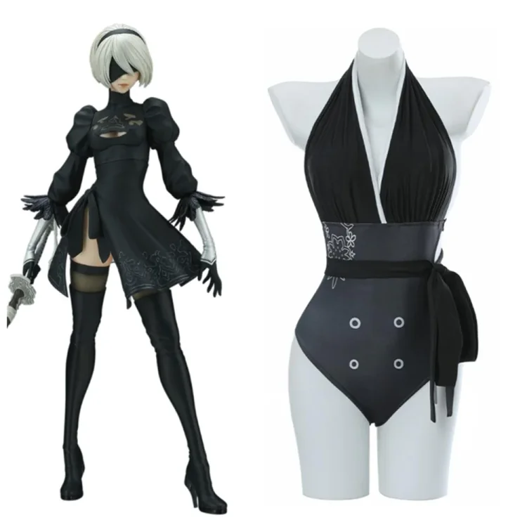 NieR:Automata - YoRHa No. 2 Type B Swimsuit Cosplay Costume Halloween Carnival Party Disguise Suit