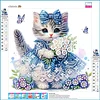 Diamond Painting-DIY Crystal Rhinestone Cat Lady