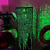 Cyberpunk Green Code Light Hacker Code Text Night Light Atmosphere Light Text Light Box Ornaments Surrounding Model