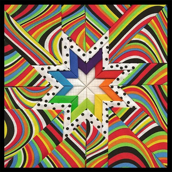 Folded Star Guide Stencil