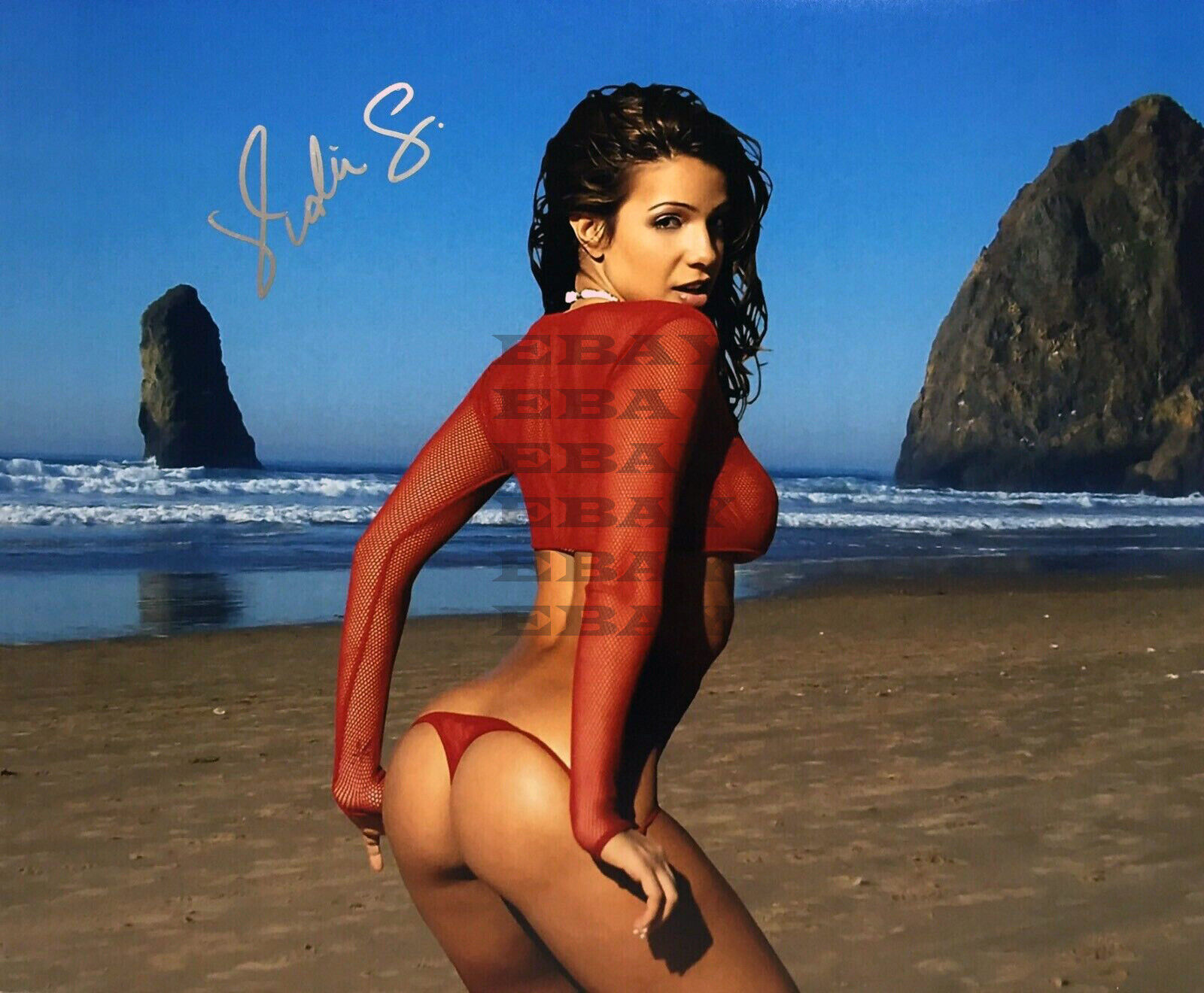 Vida Guerra Playboy Model Autographed Signed 8x10 Photo Poster painting Reprint