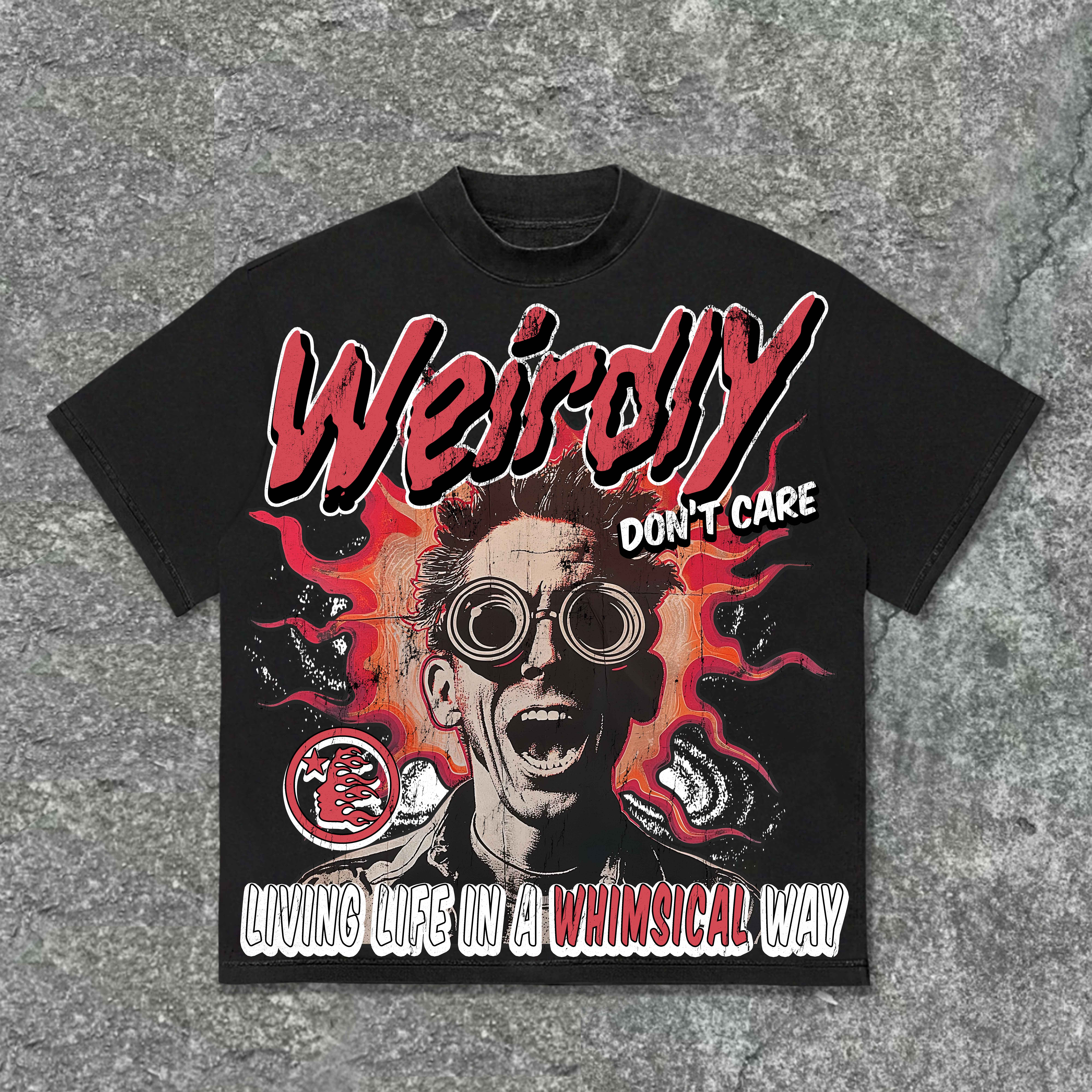 Sopula Laughs Grotesquely Produced Retro Graphics Cotton T-Shirt