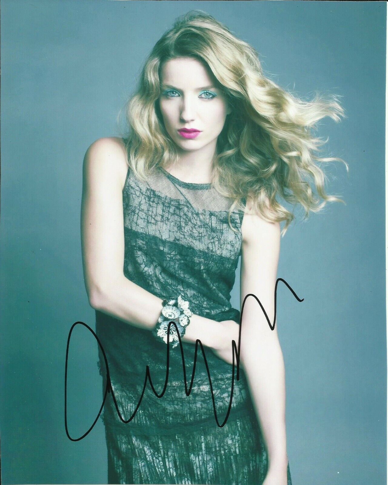 ANNABELLE WALLIS SIGNED SEXY Photo Poster painting UACC REG 242 FILM AUTOGRAPHS (2)