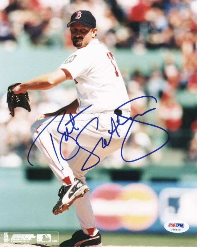 Red Sox Bret Saberhagen Signed Authentic 8X10 Photo Poster painting Autographed PSA/DNA #U66469