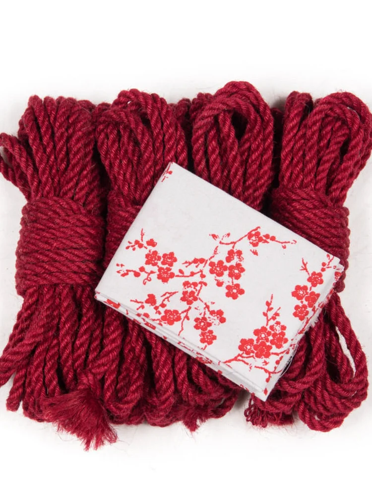 pornhint Pornhint Ruby red shibari rope bondage kit bdsm furnisher