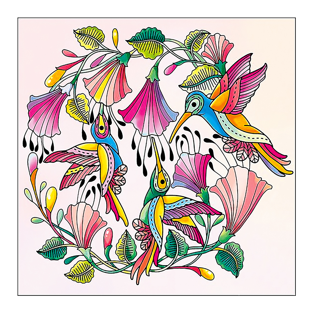 

Birds and Flowers - Special Shaped Diamond Painting - 30*30CM, 501 Original