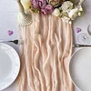 Beautiful Plain Colors Soft Pleated 90x180cm Event Table Cloth Runner 