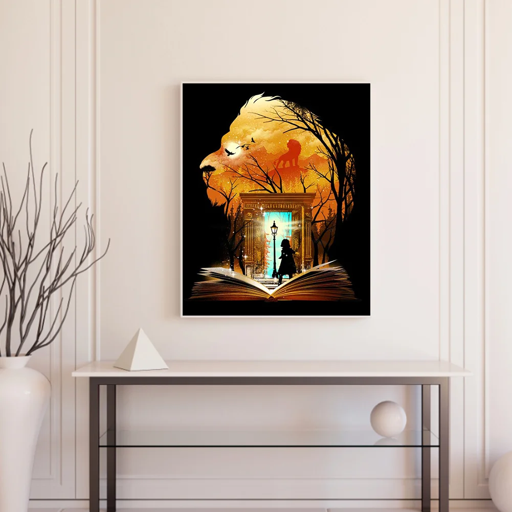 Full Cross Stitch 11CT Harry Potter Cotton DIY Stamped Embroidery Kits (1)