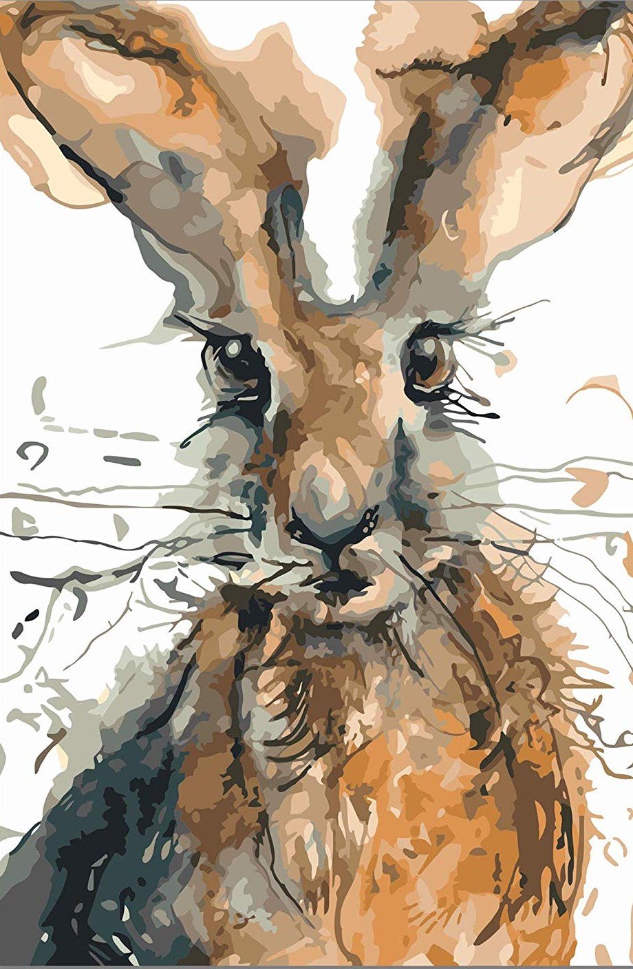 

Watercolor Rabbit – Paint By Numbers - 40*50CM, 501 Original