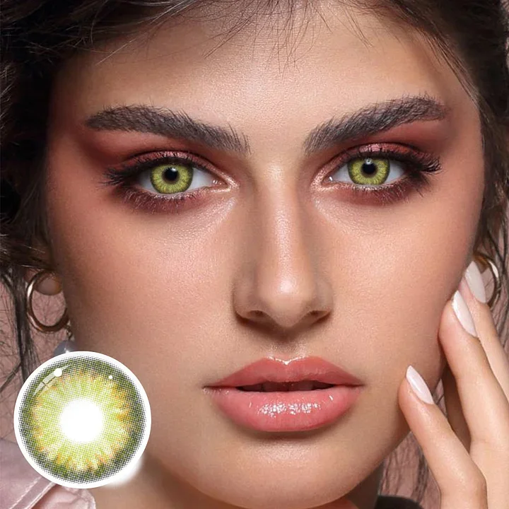 【U.S WAREHOUSE】Love Story Green Endorphin Colored Contact Lenses