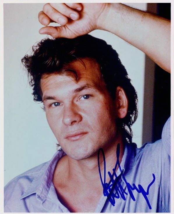 Patrick Swayze (Dirty Dancing) signed 8x10 Photo Poster painting In-person