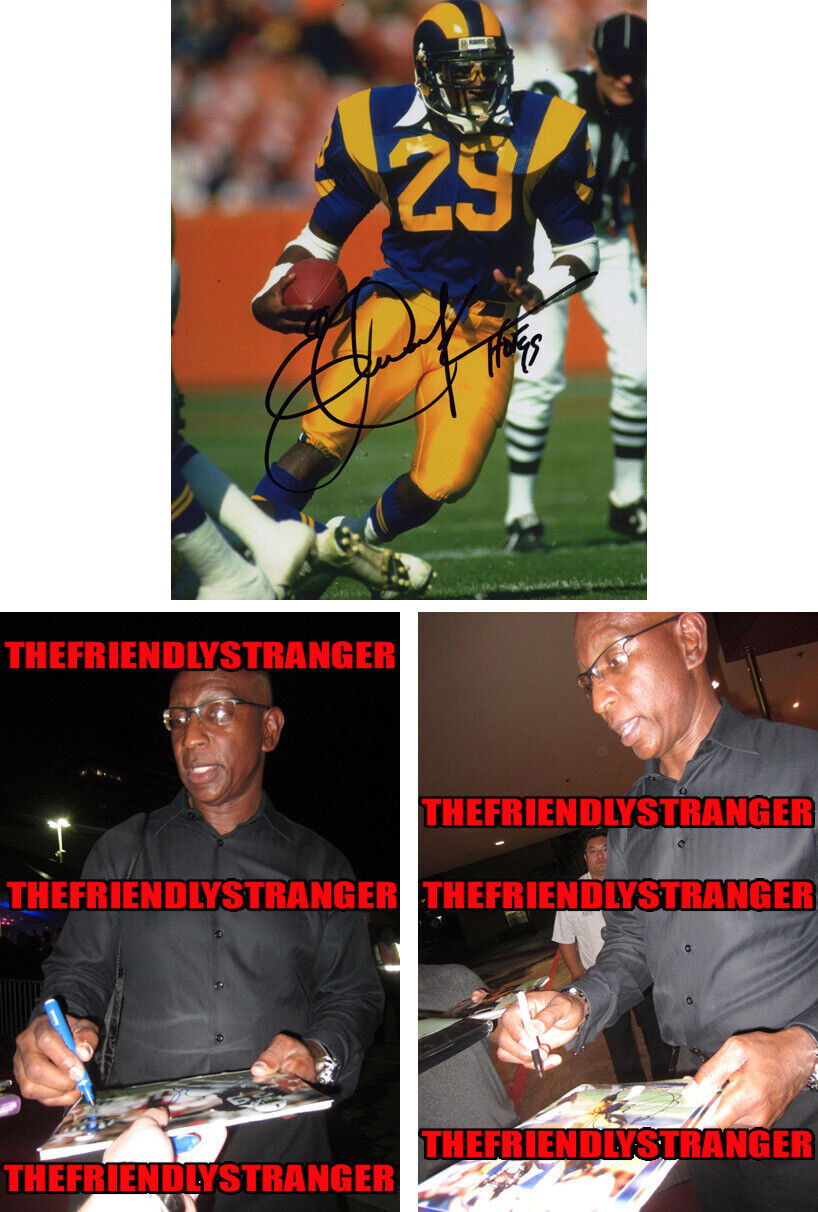 ERIC DICKERSON signed LOS ANGELES RAMS