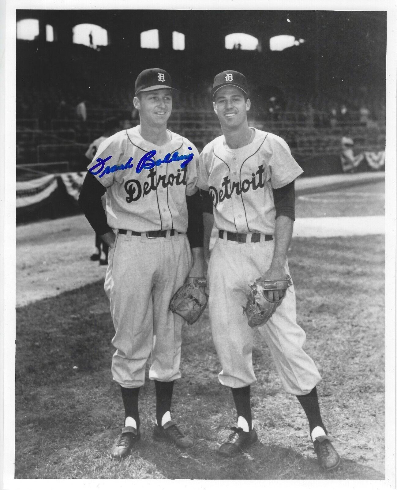 AUTOGRAPHED FRANK BOLLING 8X10 Detroit Tigers Photo Poster painting W/COA