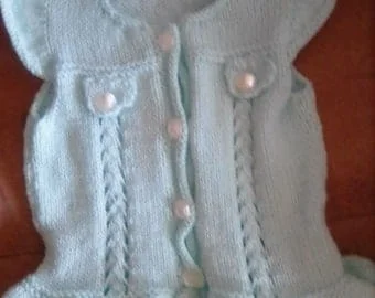 pornhint Pornhint Little girls leggings topper, child's sweater, mint green topper for leggings, ruffled topper for leggings, size four child's sweater