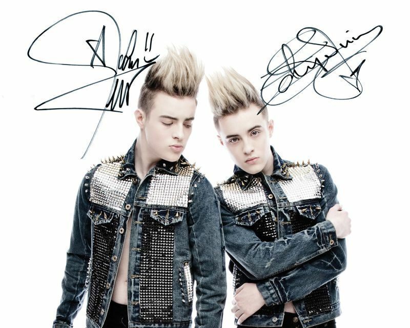 Jedward Autograph Signed Photo Poster painting Print