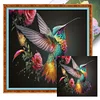 【Limited Stock Sale】Hummingbird Flower - 11CT Stamped Cross Stitch 40*40cm
