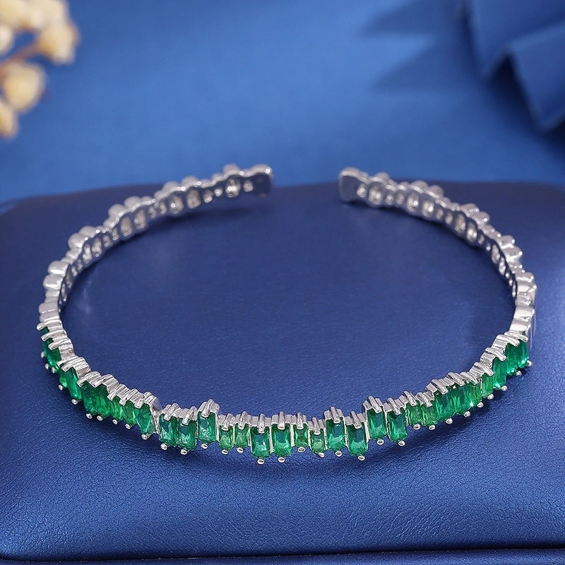 Copper Plating Imitation Gold Irregular Long Stitching Bracelet