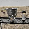 Stainless Steel Mini Folding Stove Portable Mini Wood Stove Outdoor Camping Gear